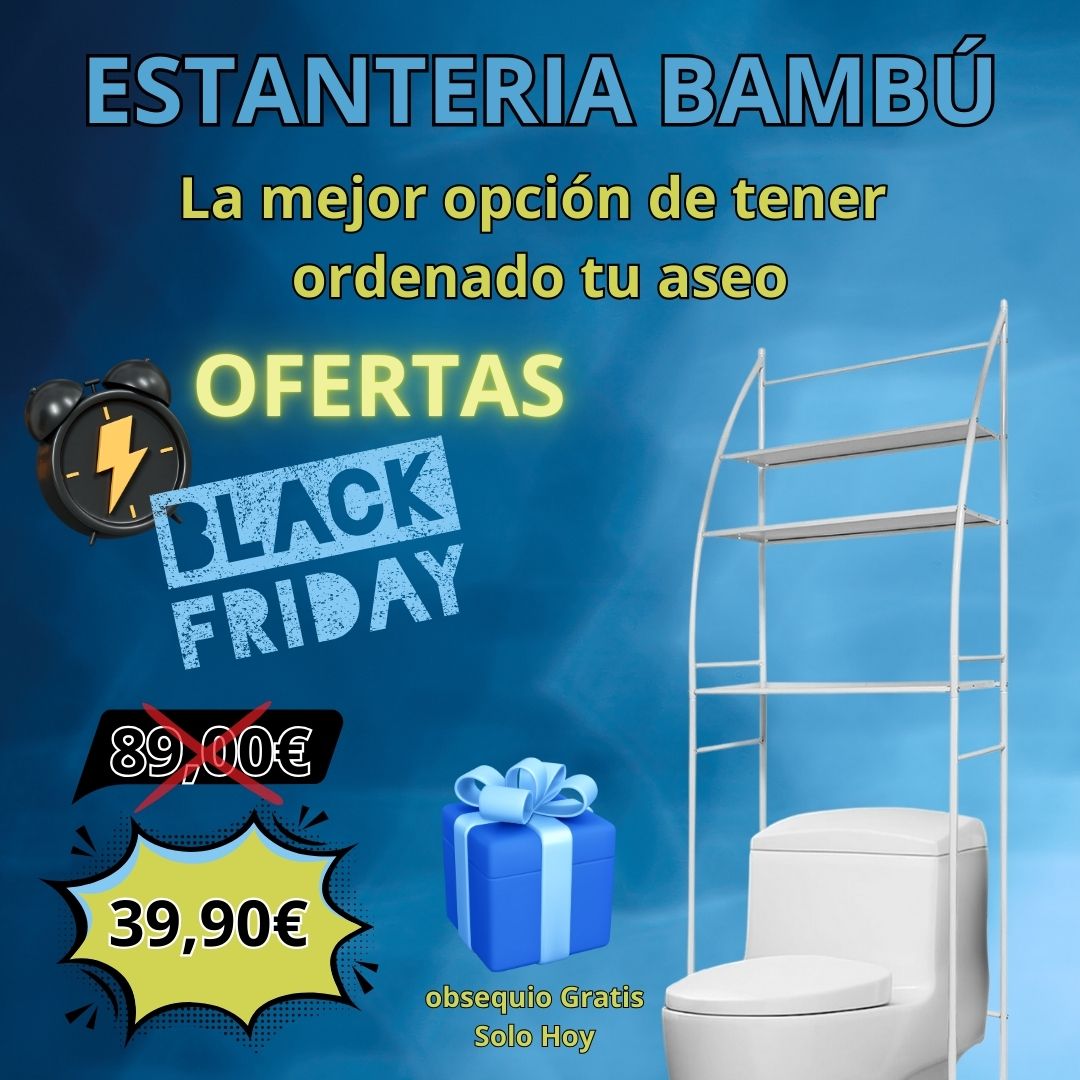 Estantería Bambu| Tu aseo Siempre en Orden