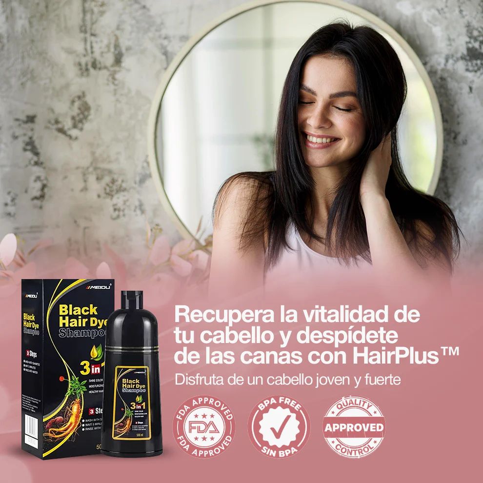 HairPlus®| Adios a las canas en 10 minutos